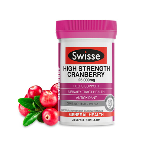 澳洲进口 Swisse 高浓度蔓越 莓胶囊 30粒